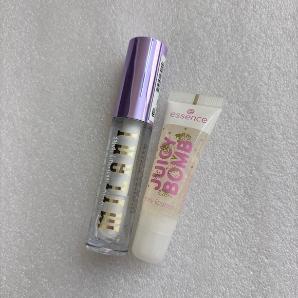 💝NEW Milani Diamond Clear Lip Gloss💝Essence Juicy Bomb gloss💝 - Picture 1 of 3